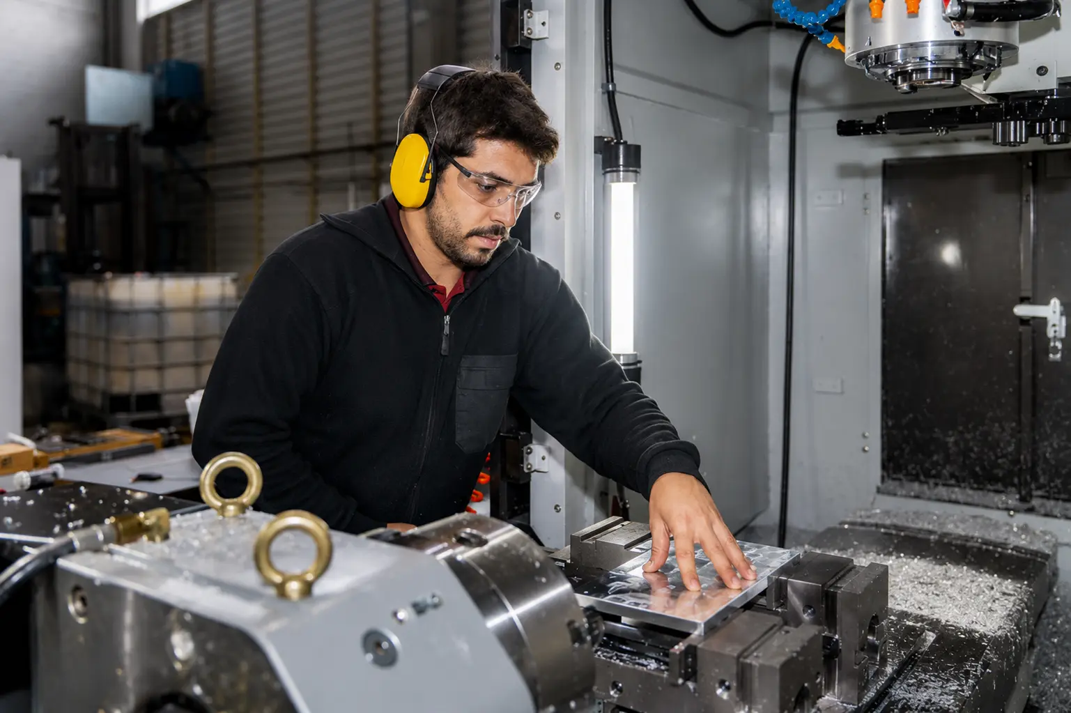 Mitarbeiter in der Produktion